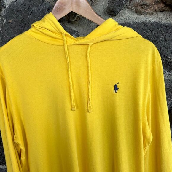 Ralph Lauren Women's Yellow Pullover Hoodie Medium - Picture 2 of 10